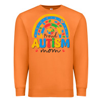 Carrot proud autism mom rainbow Premium Sweatshirt - CowhideDigitalArt
