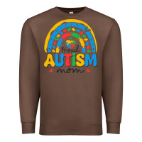 Chestnut proud autism mom rainbow Premium Sweatshirt - CowhideDigitalArt