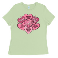 Matcha valentines conversation hearts Ladies Tee - MaliasSmallBusiness