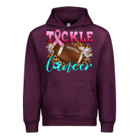Mauve Wine Tackle Cancer Urban Hoodie - Artiststas