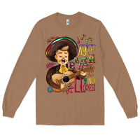 Toasted Coconut Ay, ay, ay canta y no llores! Long Sleeve Tee - NancyCooperArtShop