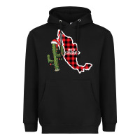 Black Merry Christmas Heavyweight Hoodie - CowhideDigitalArt