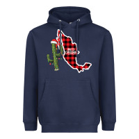 Navy Merry Christmas Heavyweight Hoodie - CowhideDigitalArt