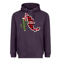 Plum Merry Christmas Heavyweight Hoodie - CowhideDigitalArt