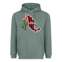 Sage Merry Christmas Heavyweight Hoodie - CowhideDigitalArt