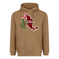 Toasted Coconut Merry Christmas Heavyweight Hoodie - CowhideDigitalArt