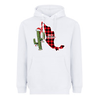 White Merry Christmas Heavyweight Hoodie - CowhideDigitalArt