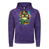 Cloud Purple Alabama Map Sunflower Cactus Serape Vintage Hoodie - RanaPortraitStore