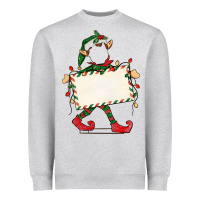 Customize Christmas Elf Heavyweight Sweatshirt | Teevron