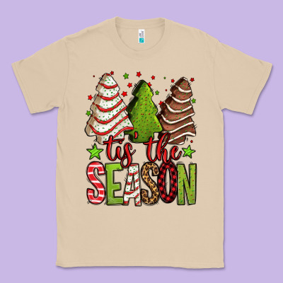 Tis The Season Christmas Cakes Classic Tee Designed By Jasminsmagicworld