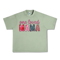 Oil Green one loved mama Urban Heavy Tee - JahusDesignShop