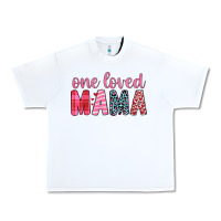 White one loved mama Urban Heavy Tee - JahusDesignShop