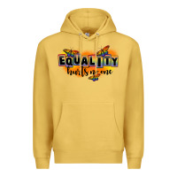 Antique Gold Equality hurts no one Premium Hoodie - FaDigitalArtStudio