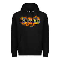Black Equality hurts no one Premium Hoodie - FaDigitalArtStudio