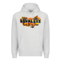 Dove Grey Equality hurts no one Premium Hoodie - FaDigitalArtStudio