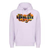 Lilac Equality hurts no one Premium Hoodie - FaDigitalArtStudio