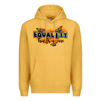 Mustard Equality hurts no one Premium Hoodie - FaDigitalArtStudio
