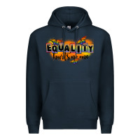 Navy Equality hurts no one Premium Hoodie - FaDigitalArtStudio
