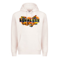 Pale Pink Equality hurts no one Premium Hoodie - FaDigitalArtStudio