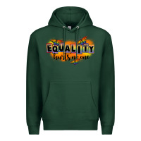 Sports Green Equality hurts no one Premium Hoodie - FaDigitalArtStudio