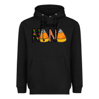 Black Blessed nana Heavyweight Hoodie - CowhideDigitalArt