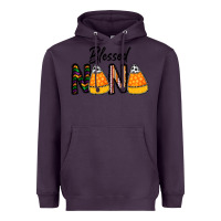Plum Blessed nana Heavyweight Hoodie - CowhideDigitalArt