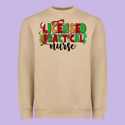 Licensed Practical Nurse Heavyweight Sweatshirt Designed By Cowgirlartshop