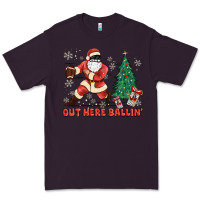 Plum out here ballin' Premium Tee - MaliasSmallBusiness