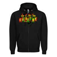 Black Do it for the culture Zipper Hoodie - FaDigitalArtStudio