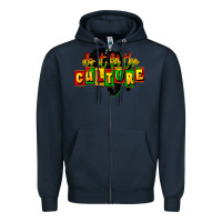 Navy Do it for the culture Zipper Hoodie - FaDigitalArtStudio