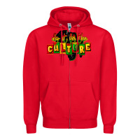 Red Do it for the culture Zipper Hoodie - FaDigitalArtStudio