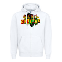 White Do it for the culture Zipper Hoodie - FaDigitalArtStudio