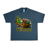 Midnight Navy Rusty Grunge Car Vintage Urban Heavy Tee - Bettercallsaul