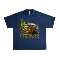 Navy Rusty Grunge Car Vintage Urban Heavy Tee - Bettercallsaul
