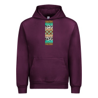 Mauve Wine fall pattern Urban Hoodie - Artiststas