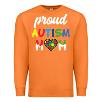 Carrot Proud Autism Mom Mothers Day Gift Autism Awareness Premium Sweatshirt - CowhideDigitalArt