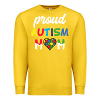 Lemon Proud Autism Mom Mothers Day Gift Autism Awareness Premium Sweatshirt - CowhideDigitalArt