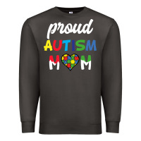 Smoke Proud Autism Mom Mothers Day Gift Autism Awareness Premium Sweatshirt - CowhideDigitalArt