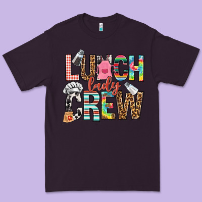 Lunch Lady Crew Premium Tee Designed By Nancycooperartshop