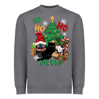 Storm ho ho ho meow Heavyweight Sweatshirt - CowGirlArtShop