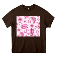 Chocolate Brown cowgirl valentine's day Heavy Core Tee - MaliasSmallBusiness