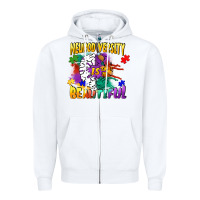 White Neurodiversity is beautiful Zipper Hoodie - FaDigitalArtStudio