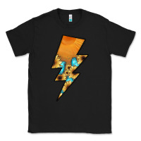 Black Lightning Bolt Classic Tee - JahusDesignShop