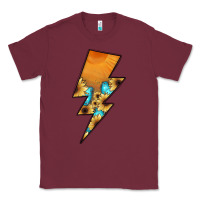 Burgundy Lightning Bolt Classic Tee - JahusDesignShop