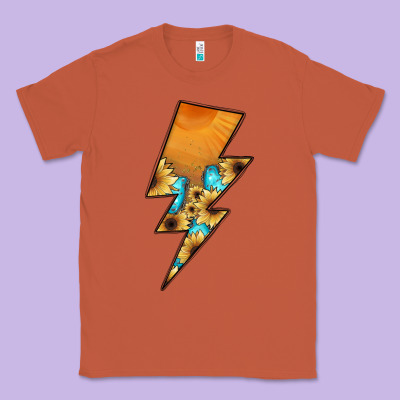 Lightning Bolt Classic Tee Designed By Jahusdesignshop