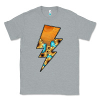 Heather Grey Lightning Bolt Classic Tee - JahusDesignShop