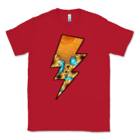 Red Lightning Bolt Classic Tee - JahusDesignShop