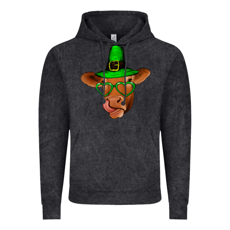 St Patricks Day Cow Vintage Hoodie by Bettercallsaul | Teevron