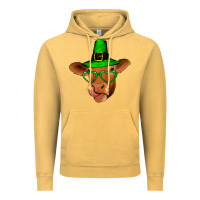 Vintage Mustard St Patricks Day Cow Vintage Hoodie - Bettercallsaul