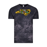 Cloud Black Western North Carolina Map Sunflower Vintage Tee - Bettercallsaul